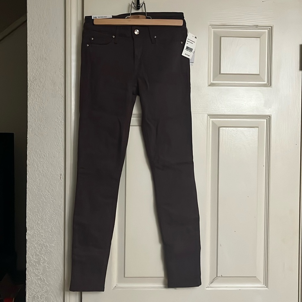 Joe’s The Vixen Ankle jeans in brown and Suze 26